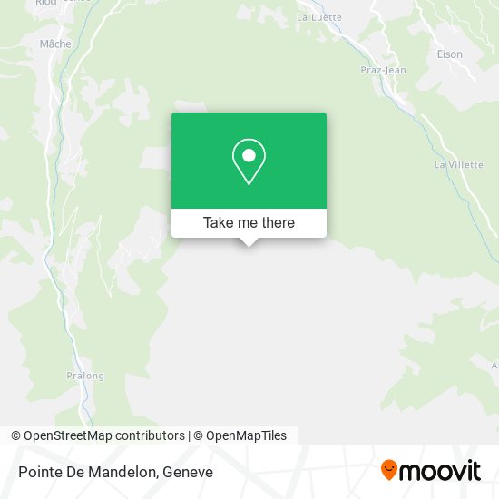 Pointe De Mandelon map