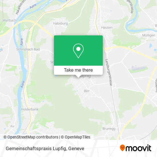 Gemeinschaftspraxis Lupfig map