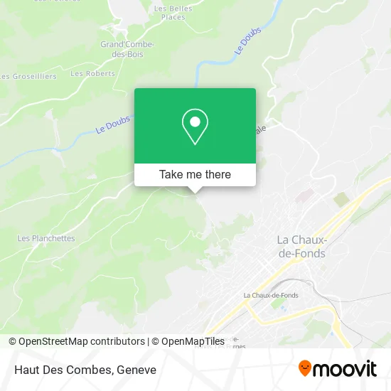 Haut Des Combes map