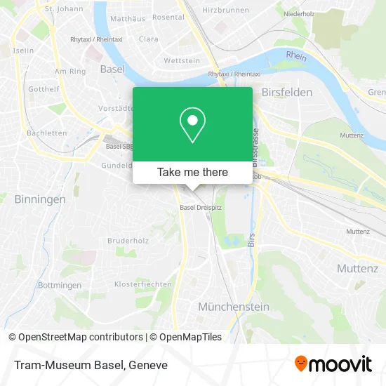 Tram-Museum Basel map