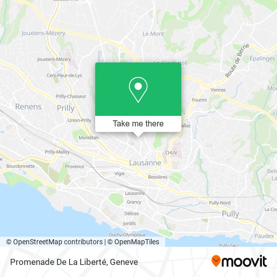 Promenade De La Liberté map