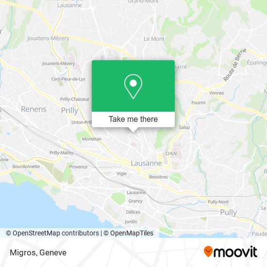 Migros map