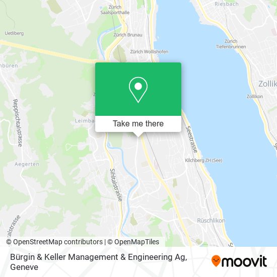 Bürgin & Keller Management & Engineering Ag map