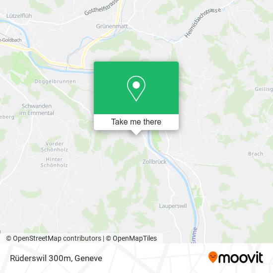 Rüderswil 300m map