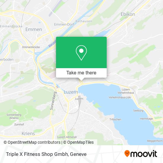 Triple X Fitness Shop Gmbh map