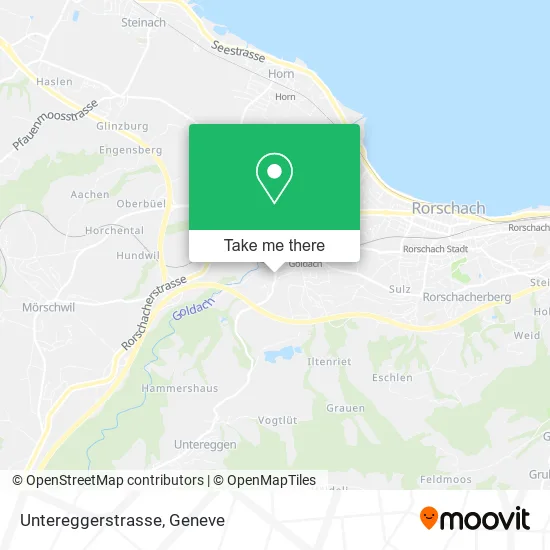 Untereggerstrasse map