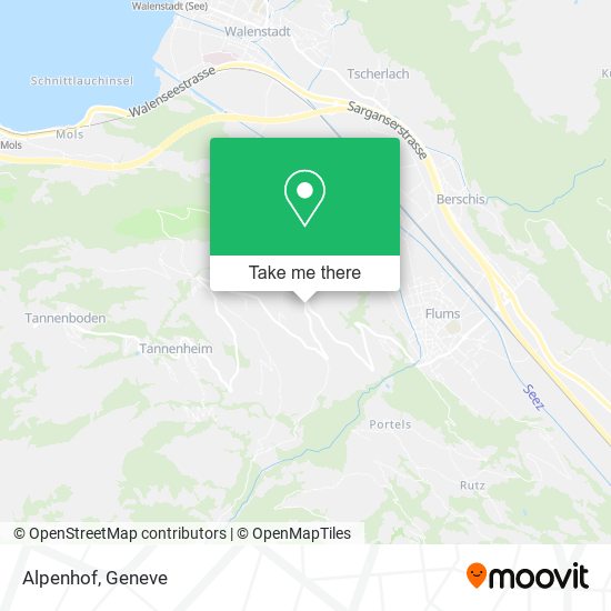 Alpenhof map