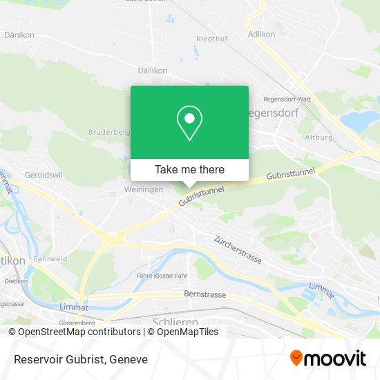 Reservoir Gubrist map