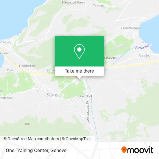 One Training Center map