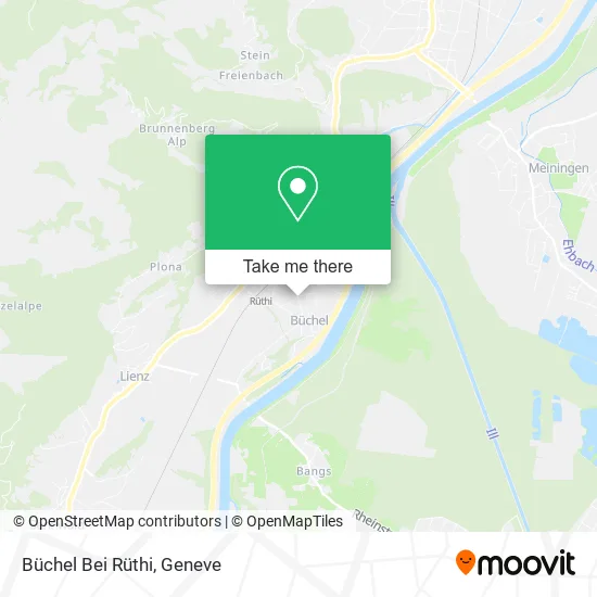 Büchel Bei Rüthi map