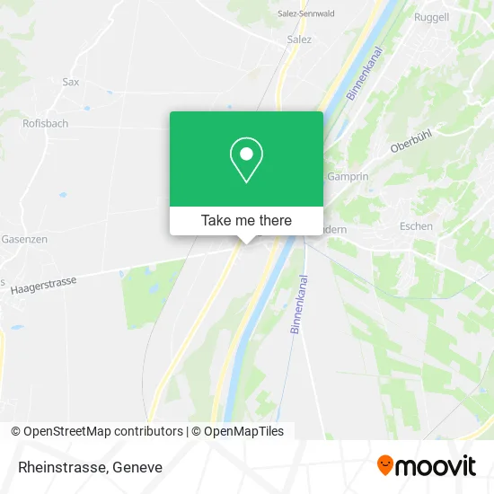 Rheinstrasse map