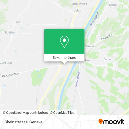 Rheinstrasse map