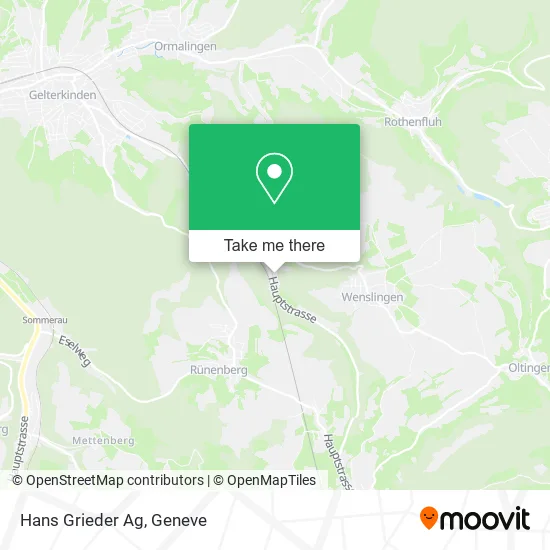 Hans Grieder Ag map