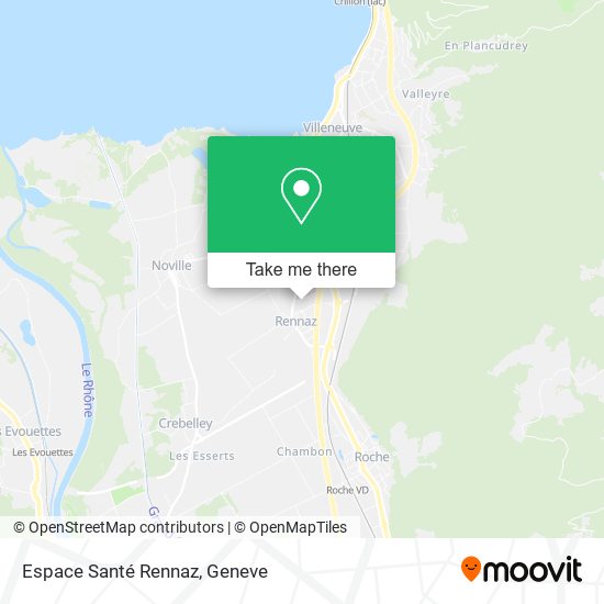 Espace Santé Rennaz map