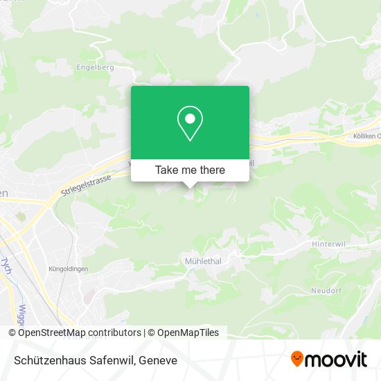 Schützenhaus Safenwil map