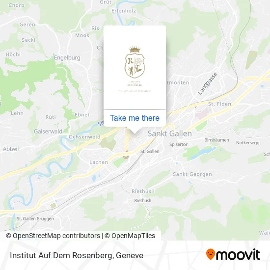 Institut Auf Dem Rosenberg map