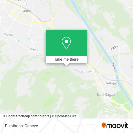 Pizolbahn map