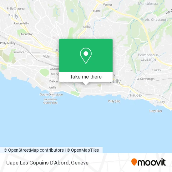 Uape Les Copains D'Abord map