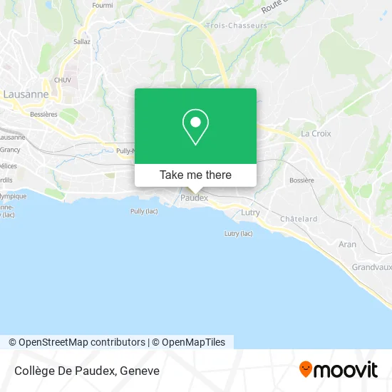 Collège De Paudex map