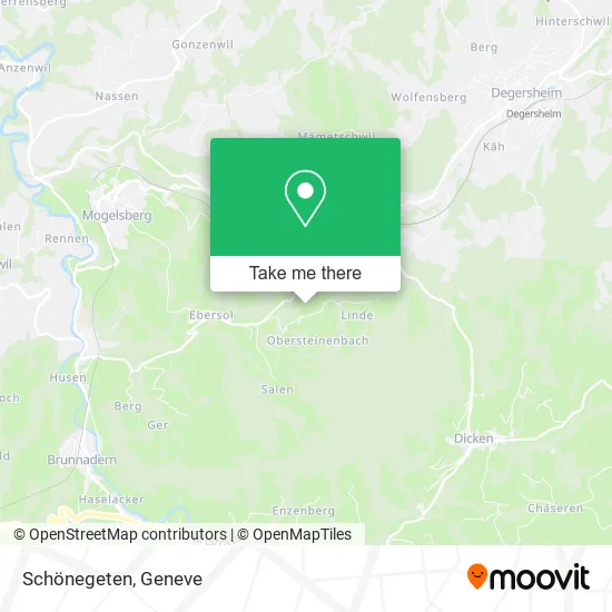 Schönegeten map