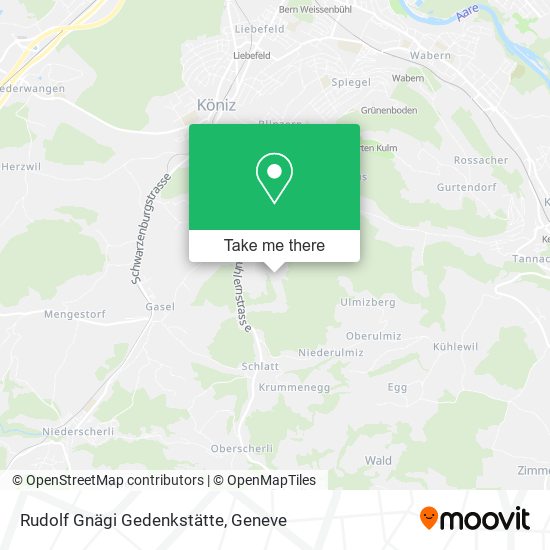 Rudolf Gnägi Gedenkstätte map