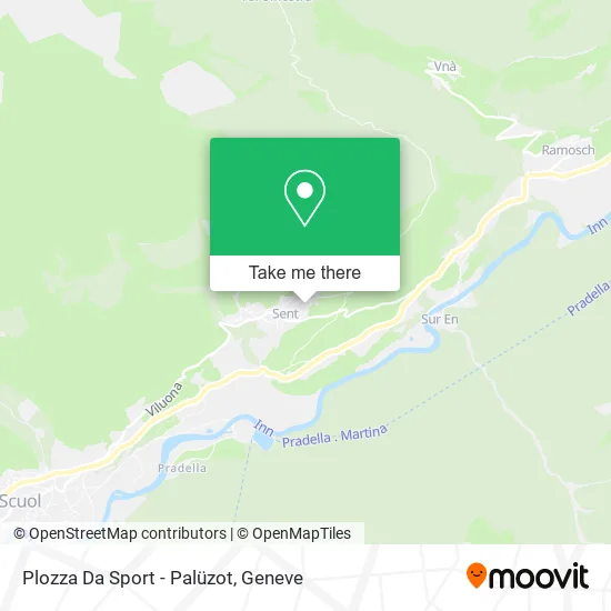 Plozza Da Sport - Palüzot map