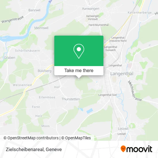 Zielscheibenareal map