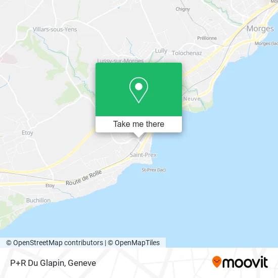 P+R Du Glapin plan