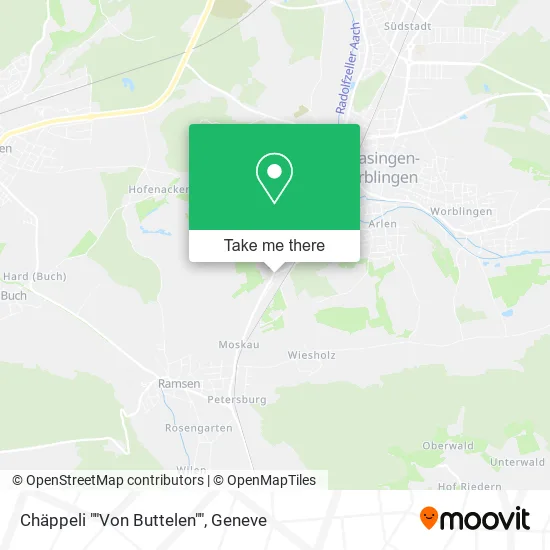 Chäppeli ""Von Buttelen"" map