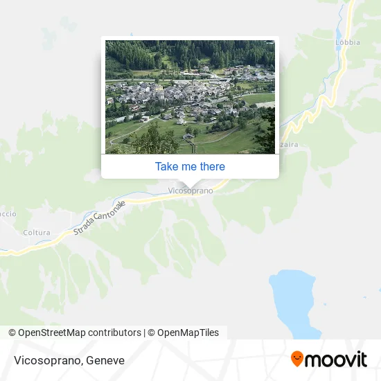Vicosoprano map