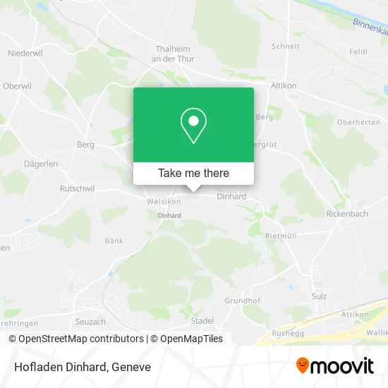 Hofladen Dinhard map