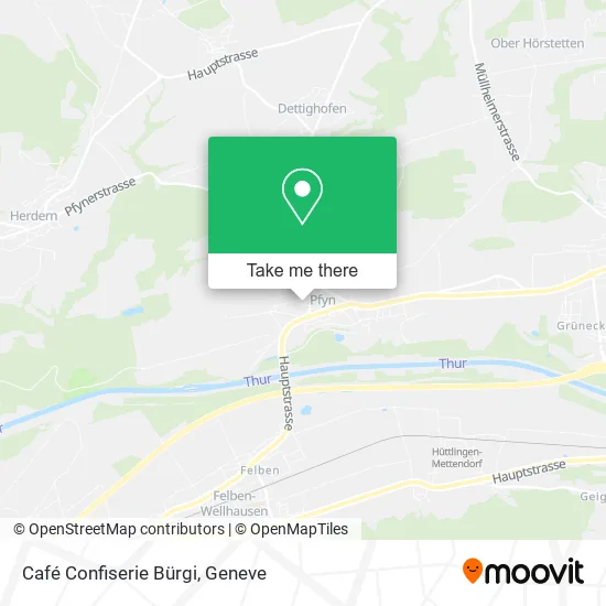 Café Confiserie Bürgi map