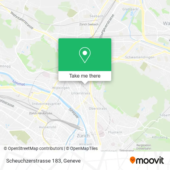 Scheuchzerstrasse 183 map