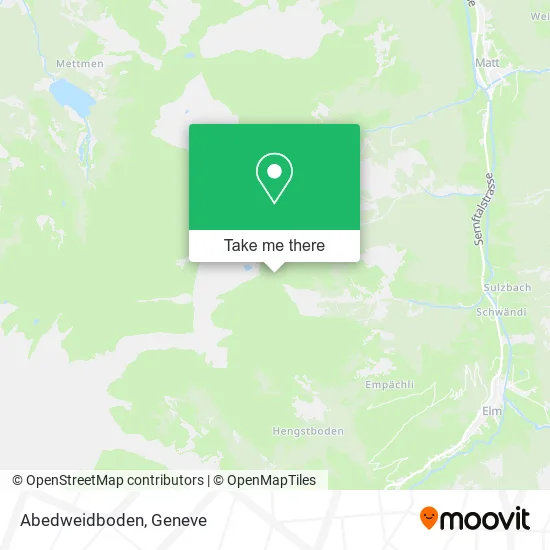 Abedweidboden map
