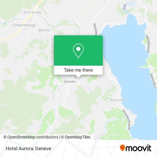 Hotel Aurora map