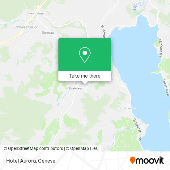 Hotel Aurora map