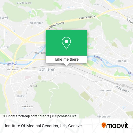 Institute Of Medical Genetics, Uzh map