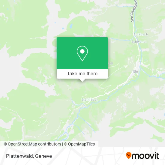 Plattenwald map