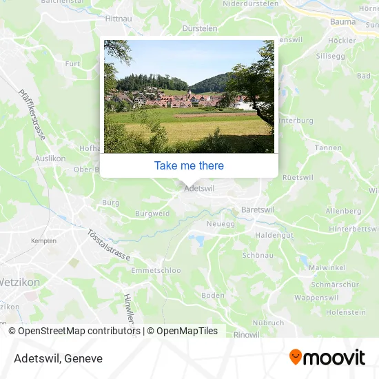 Adetswil map