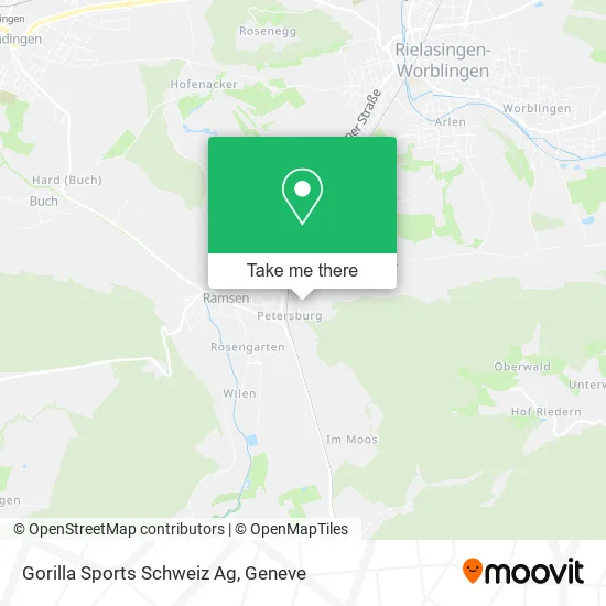 Gorilla Sports Schweiz Ag map