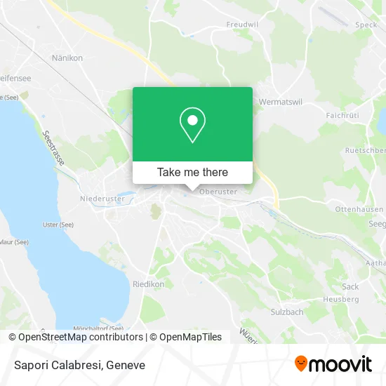 Sapori Calabresi map