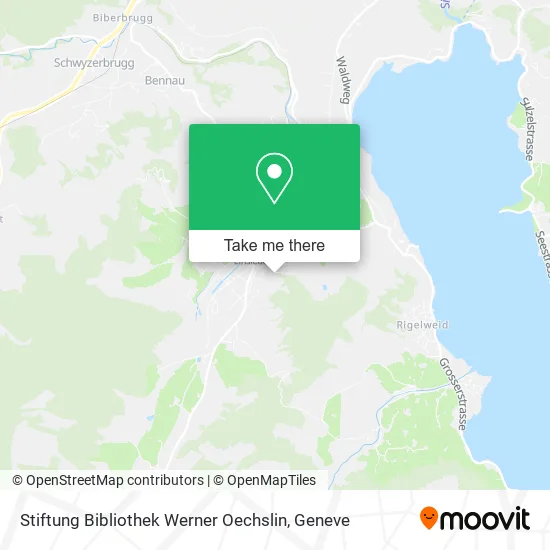 Stiftung Bibliothek Werner Oechslin map