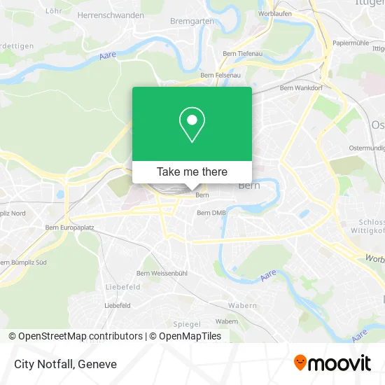 City Notfall map