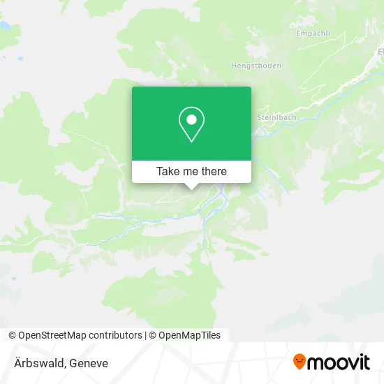 Ärbswald map