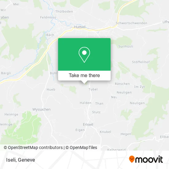 Iseli map