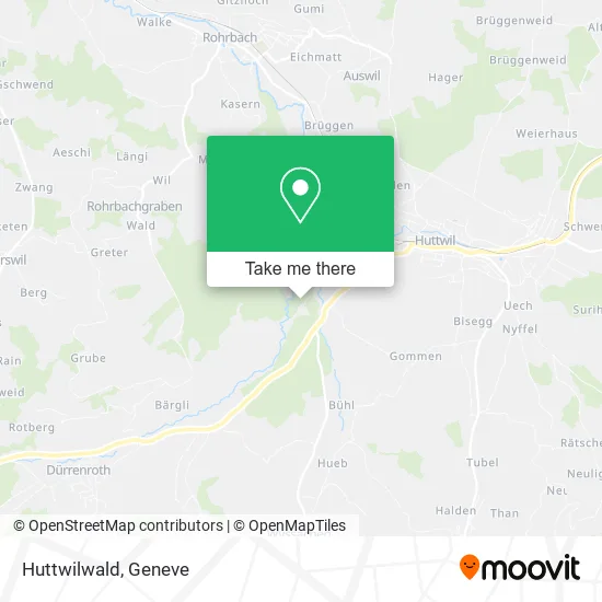 Huttwilwald map