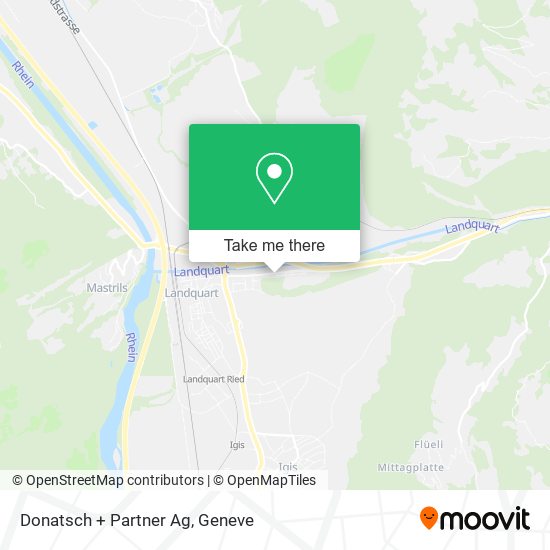 Donatsch + Partner Ag map