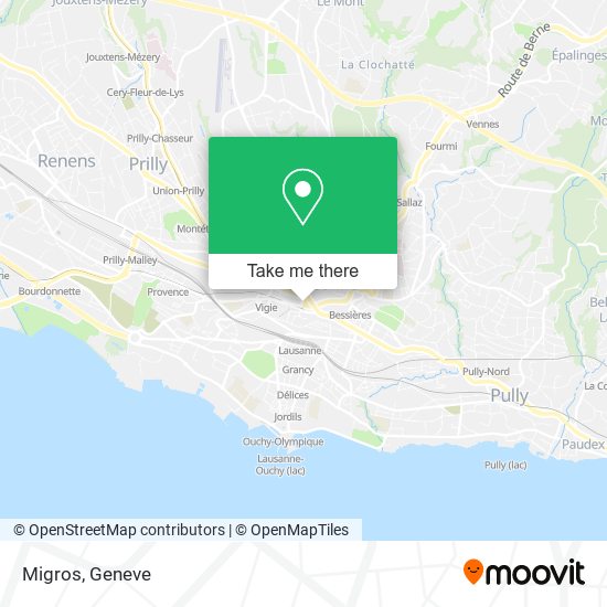 Migros map