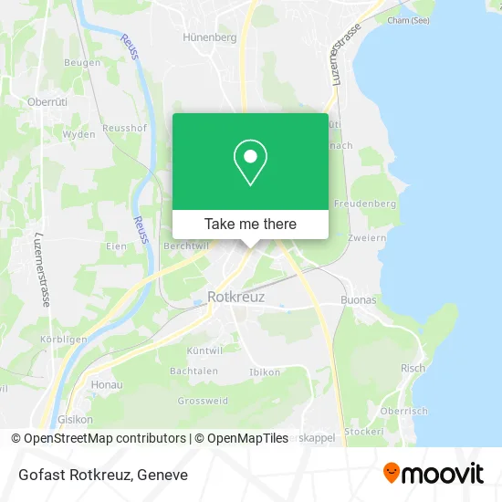 Gofast Rotkreuz map