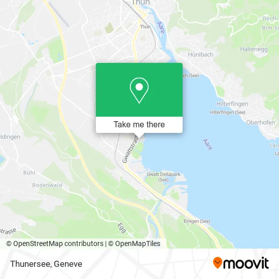 Thunersee map